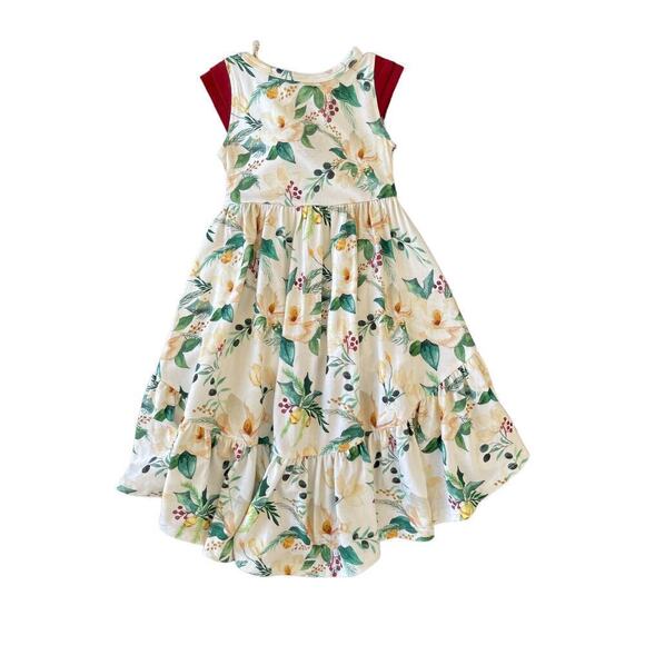 NWT Tiny Roots Magnolia Bamboo Hi Lo Dress 12-18m - Picture 4 of 4